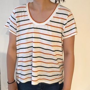 MADEWELL COLORFUL STRIPED SHIRT